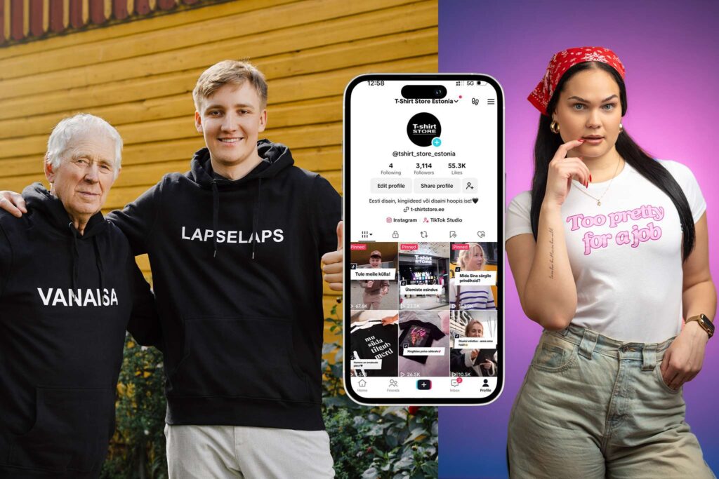 T-Shirt Store Eesti sotsiaalmeedia kampaania